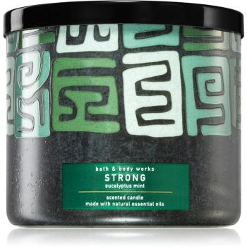 Bath & Body Works Strong Eucalyptus Mint świeczka zapachowa 411 g