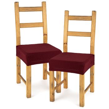 4Home Pokrowiec multielastyczny na krzesło Comfort bordó, 40 - 50 cm, 2 szt.