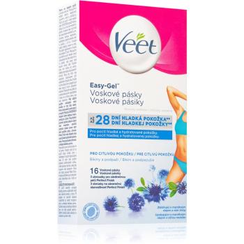 Veet Easy-Gel plastry do depilacji woskiem do pach i okolic bikini 16 szt.