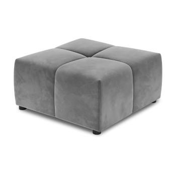 Szara aksamitna sofa moduł Rome Velvet - Cosmopolitan Design