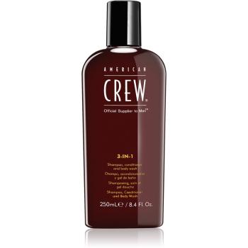 American Crew Hair & Body 3-IN-1 szampon, odżywka do włosów i żel pod prysznic 3w1 dla mężczyzn 250 ml
