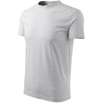 Klasyczna koszulka, jasnoszary marmur, XL