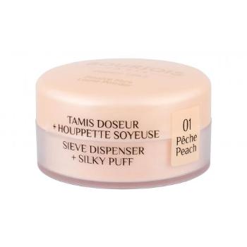 BOURJOIS Paris Loose Powder 32 g puder dla kobiet Uszkodzone opakowanie 01 Peach