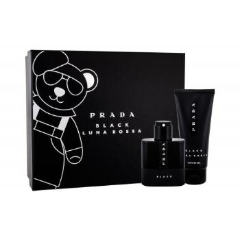 Prada Luna Rossa Black zestaw Edp 50 ml + Żel pod prysznic 100 ml dla mężczyzn