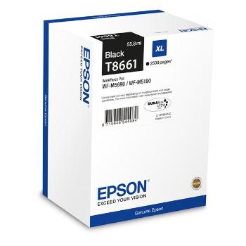 Epson originální ink C13T865140, T8651, XXL, black, 10000str., 221ml, 1ks, Epson WorkForce Pro WF-M5690DWF