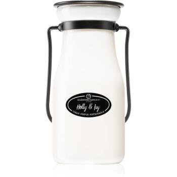 Milkhouse Candle Co. Creamery Holly & Ivy świeczka zapachowa Milkbottle 227 g