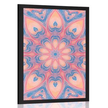 Plakat hipnotyczna Mandala - 40x60 black