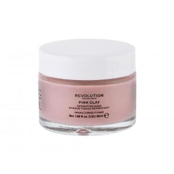 Revolution Skincare Pink Clay Detoxifying 50 ml maseczka do twarzy dla kobiet