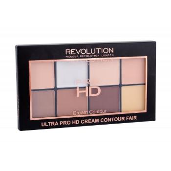 Makeup Revolution London Ultra Pro HD Cream Contour Palette 20 g puder dla kobiet Fair