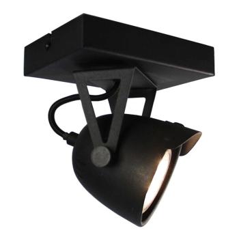 Czarna lampa sufitowa LABEL51 Spot Moto Cap Uno