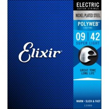 Elixir Polyweb 0942 12000 Struny Do Gitary Elektrycznej