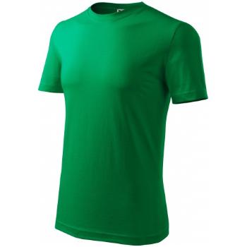 Klasyczna koszulka męska, zielona trawa, S