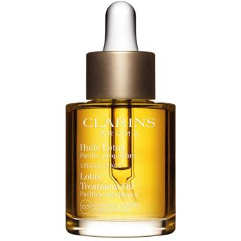 Clarins Lotus Treatment Oil olejek regenerujący o działaniu wygładzającym na dzień i na noc 30 ml
