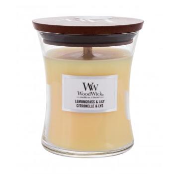 WoodWick Lemongrass & Lily 275 g świeczka zapachowa unisex