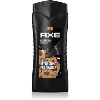 Axe Collision Leather + Cookies żel pod prysznic dla mężczyzn 400 ml
