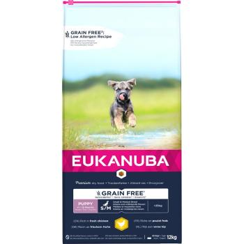 EUKANUBA Puppy Grain Free S/M Rasy małe i średnie 12 kg