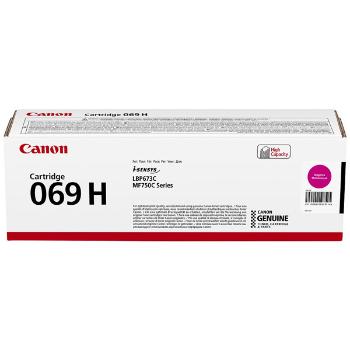 Canon originální toner 069MH, magenta, 5500str., 5096C002, high capacity, Canon MF752Cdw, 754Cdw, LBP673Cdw, O