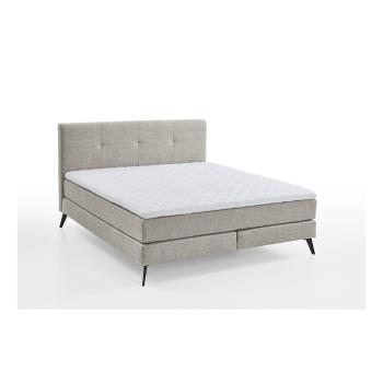 Jasnoszare łóżko boxspring 180x200 cm Jona – Meise Möbel