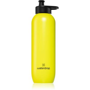 Waterdrop Sports butelka na wodę ze stali nierdzewnej kolor Bright Yellow 800 ml