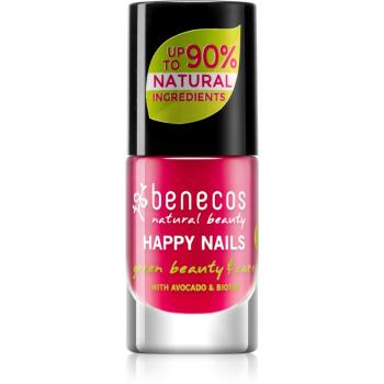 Benecos Happy Nails lakier pielęgnujący do paznokci odcień Hot Summer 5 ml