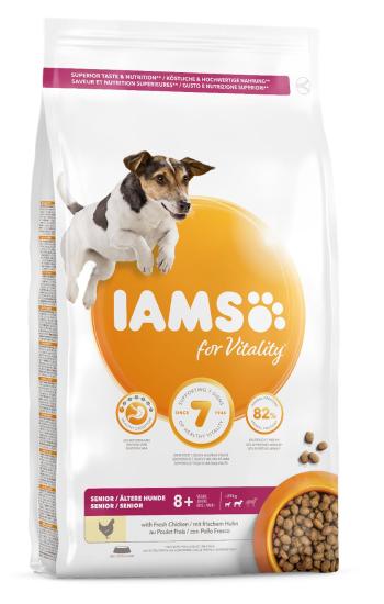IAMS For Vitality Senior Small &amp; Medium Breed Chicken 5 kg