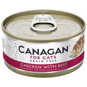 CANAGAN Cat Chicken with Beef 75 g mokra karma dla kotów kurczak i wołowina