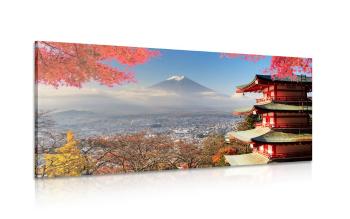 Obraz jesień w Japonii - 120x60