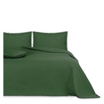 Zielona narzuta na łóżko AmeliaHome Meadore, 200 x 220 cm