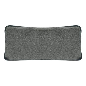 Szara poduszka z wełny merynosa Native Natural Merino Wool Pillow, 40x70 cm