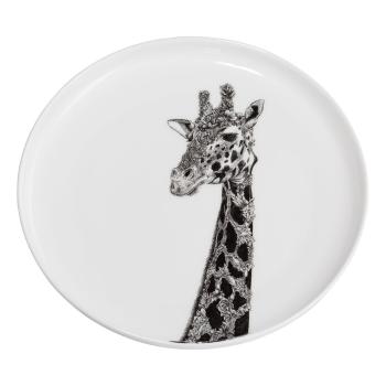 Biały porcelanowy talerz Maxwell & Williams Marini Ferlazzo Giraffe, ø 20 cm