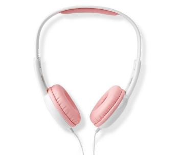 HPWD4200PK - Słuchawki przewodowe różowe / białe