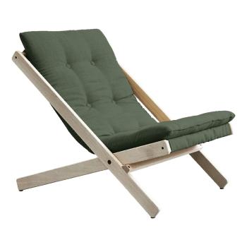 Fotel rozkładany Karup Design Boogie Raw/Olive Green
