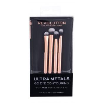 Makeup Revolution London Brushes Ultra Metals Go Eye Contouring zestaw