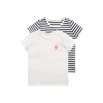 TOM TAILOR T-shirt 2-pack Heart Whisper White
