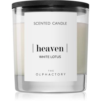 Ambientair Olphactory Black Design White Lotus świeczka zapachowa (Heaven) 200 g
