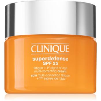Clinique Superdefense™ SPF 25 Fatigue + 1st Signs Of Age Multi-Correcting Cream krem przeciw pierwszym oznakom starzenia do skóry tłustej i mieszanej