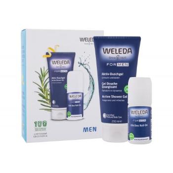 Weleda Men zestaw żel pod prysznic Men Active Shower Gel 200 ml + dezodorant Men 24h Deo + Roll-ON 50 ml dla mężczyzn