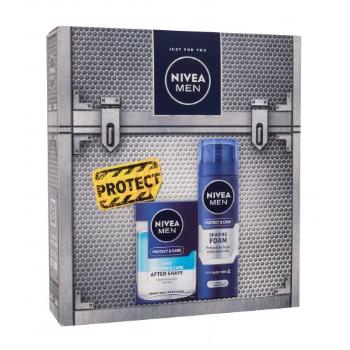 Nivea Men Protect & Care zestaw Woda po goleniu 2v1 100 ml + Pianka do golenia 200 ml dla mężczyzn