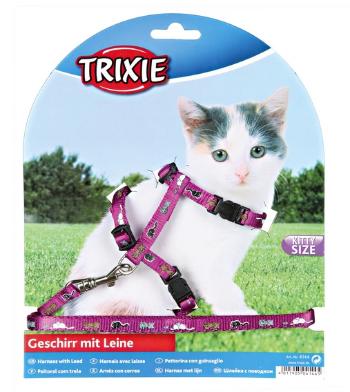 Uprząż (trixie) CAT dla kociąt ze smyczą  - 8mm/21-34cm/1,2m