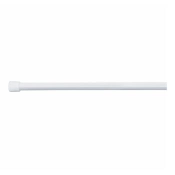 Biały regulowany drążek na zasłonę prysznicową iDesign, dł. 127-221 cm