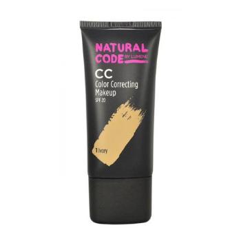 Lumene Natural Code CC SPF20 25 ml krem cc dla kobiet 1 Ivory