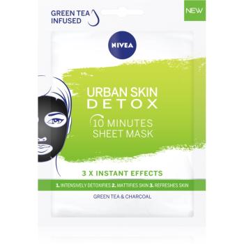 Nivea Urban Skin Detox oczyszczająca i detoksykująca maska z węglem aktywnym 1 szt.