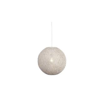 Biała lampa wisząca LABEL51 Twist, ⌀ 30 cm