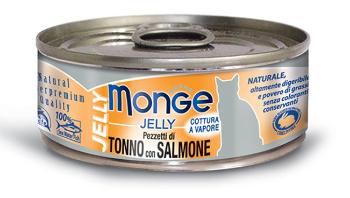 MONGE Jelly karma dla kota Tuńczyk z łososiem 80 g