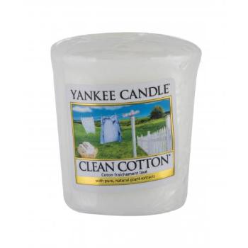 Yankee Candle Clean Cotton 49 g świeczka zapachowa unisex