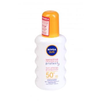 Nivea Sun Sensitive Protect Sun-Allergy SPF50 200 ml preparat do opalania ciała unisex uszkodzony flakon