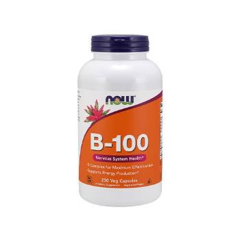 NOW Vitamin B-100 - 250vcaps - Witamina BWitaminy i minerały > Witamina B