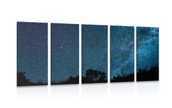 5-częściowy obraz droga mleczna między gwiazdami - 200x100