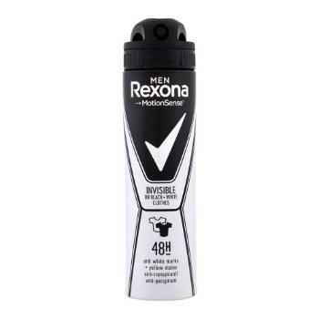 Rexona Men Invisible Black + White 48H 150 ml antyperspirant dla mężczyzn
