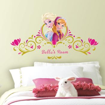 RoomMates ® Disney Frozen Anna i Elsa, z możliwością personalizacji
